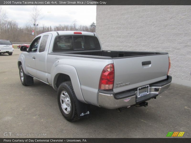 Silver Streak Mica / Graphite Gray 2008 Toyota Tacoma Access Cab 4x4