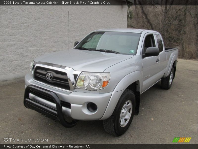 Silver Streak Mica / Graphite Gray 2008 Toyota Tacoma Access Cab 4x4
