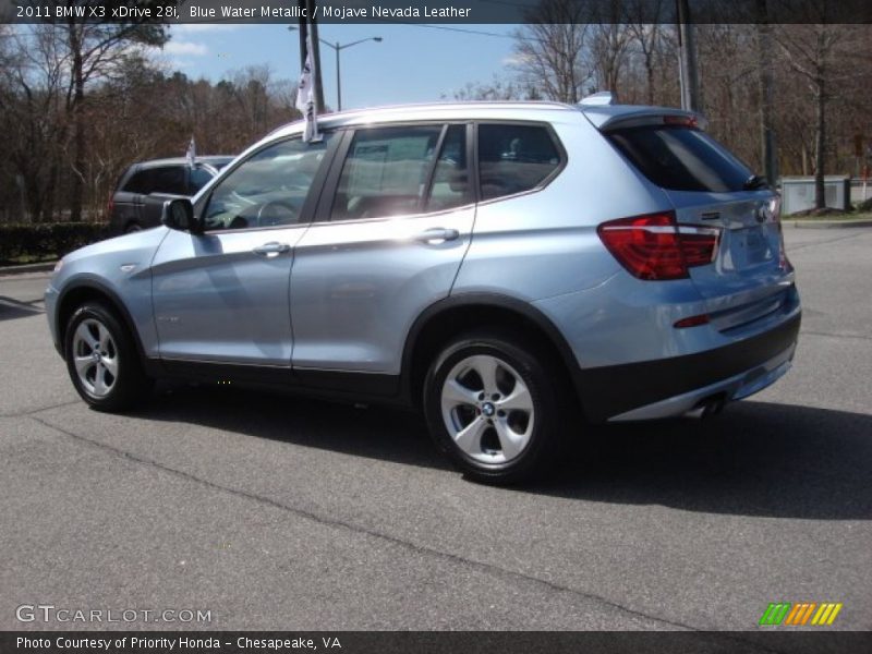 Blue Water Metallic / Mojave Nevada Leather 2011 BMW X3 xDrive 28i