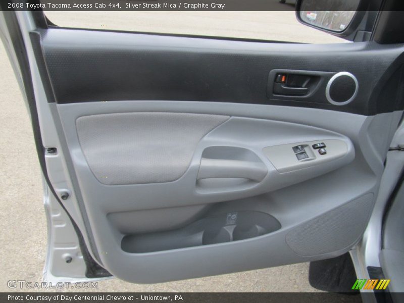 Silver Streak Mica / Graphite Gray 2008 Toyota Tacoma Access Cab 4x4