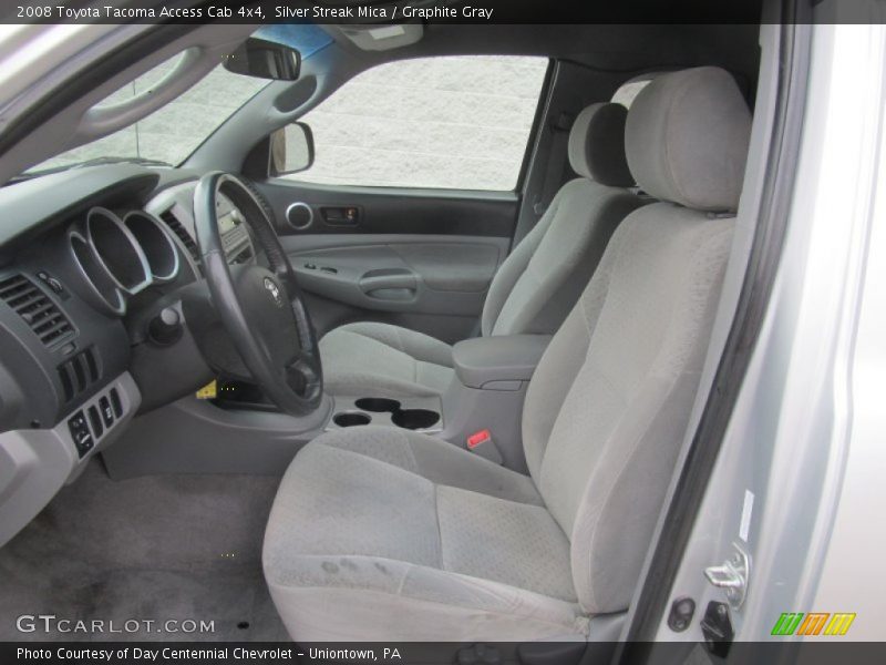 Silver Streak Mica / Graphite Gray 2008 Toyota Tacoma Access Cab 4x4