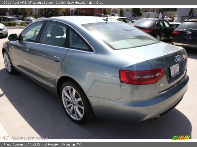 Condor Grey Metallic / Light Gray 2011 Audi A6 3.0T quattro Sedan