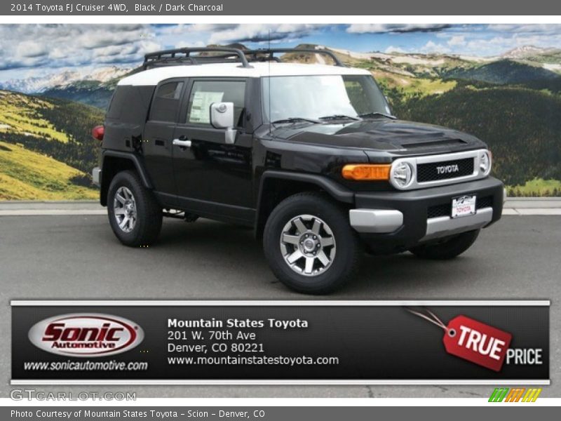 Black / Dark Charcoal 2014 Toyota FJ Cruiser 4WD