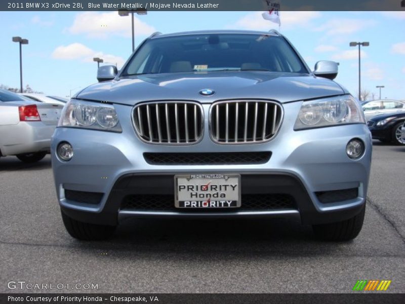 Blue Water Metallic / Mojave Nevada Leather 2011 BMW X3 xDrive 28i