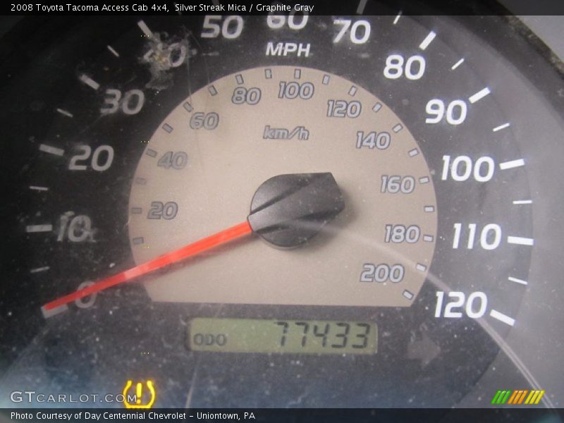 Silver Streak Mica / Graphite Gray 2008 Toyota Tacoma Access Cab 4x4