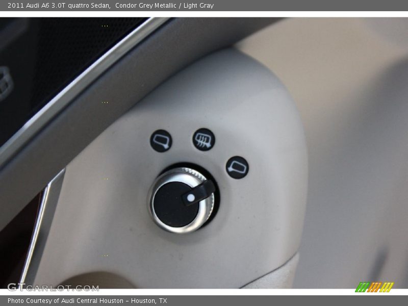 Condor Grey Metallic / Light Gray 2011 Audi A6 3.0T quattro Sedan