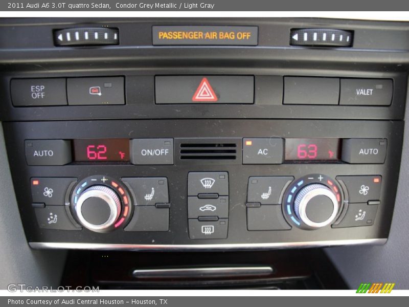 Condor Grey Metallic / Light Gray 2011 Audi A6 3.0T quattro Sedan