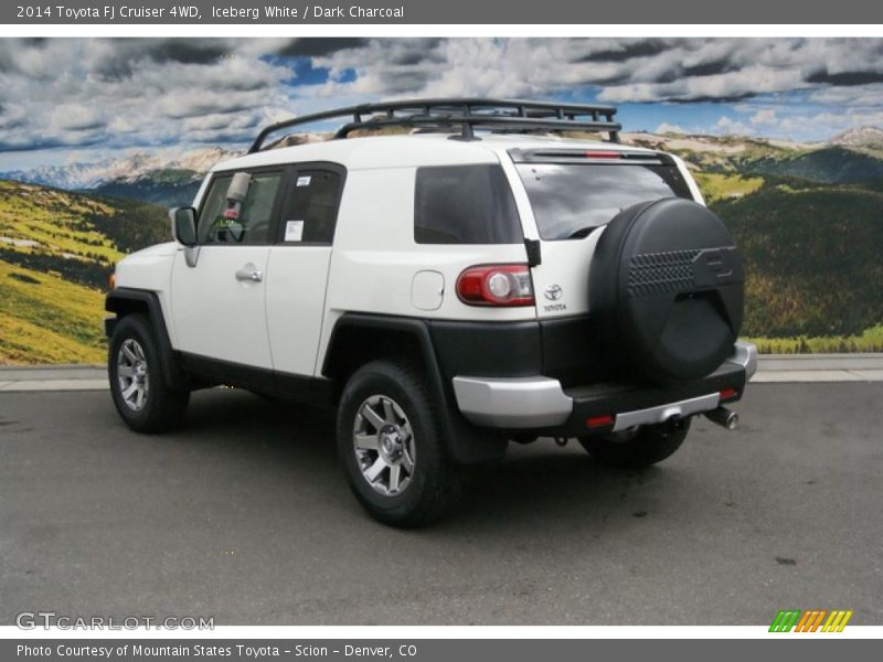 Iceberg White / Dark Charcoal 2014 Toyota FJ Cruiser 4WD