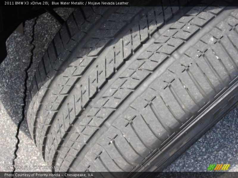 Blue Water Metallic / Mojave Nevada Leather 2011 BMW X3 xDrive 28i