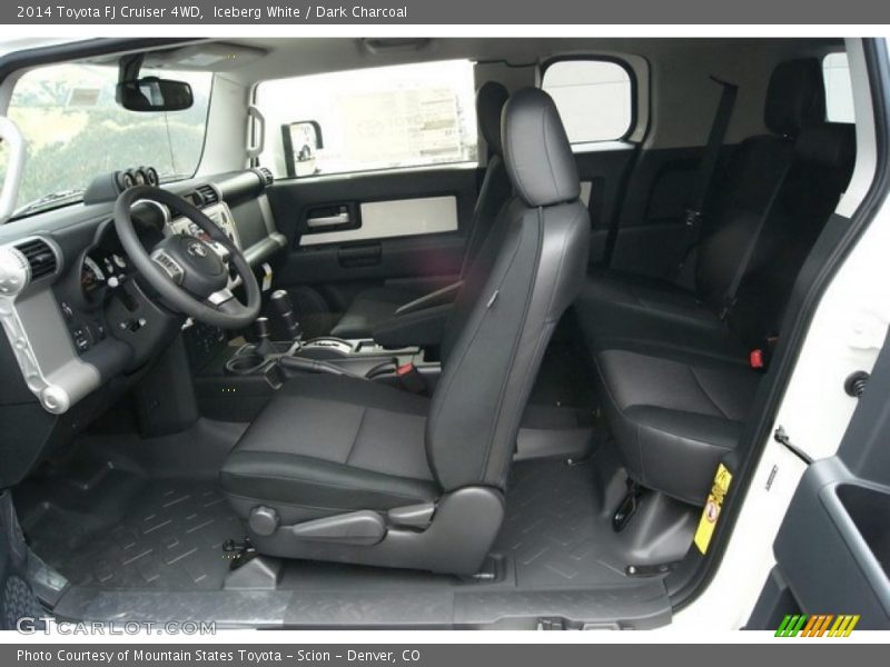 Iceberg White / Dark Charcoal 2014 Toyota FJ Cruiser 4WD