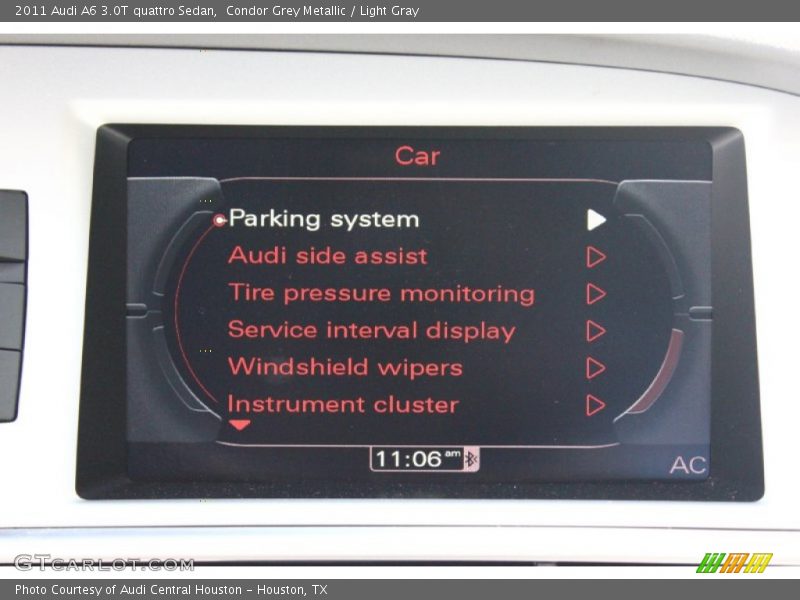 Condor Grey Metallic / Light Gray 2011 Audi A6 3.0T quattro Sedan