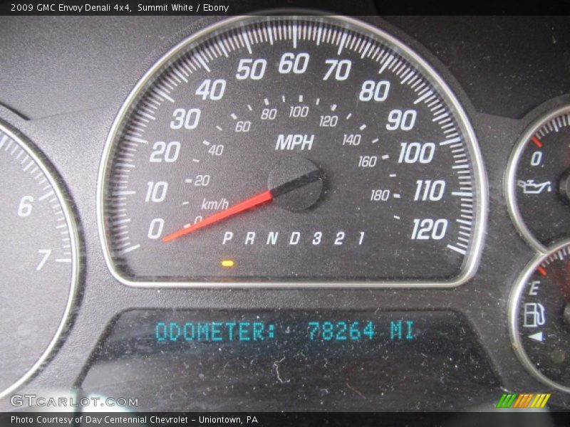 Summit White / Ebony 2009 GMC Envoy Denali 4x4