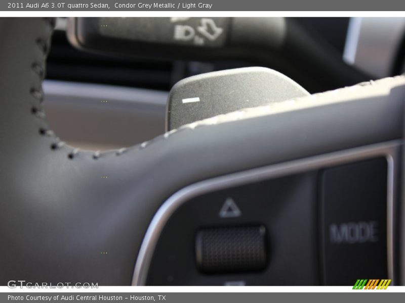 Condor Grey Metallic / Light Gray 2011 Audi A6 3.0T quattro Sedan