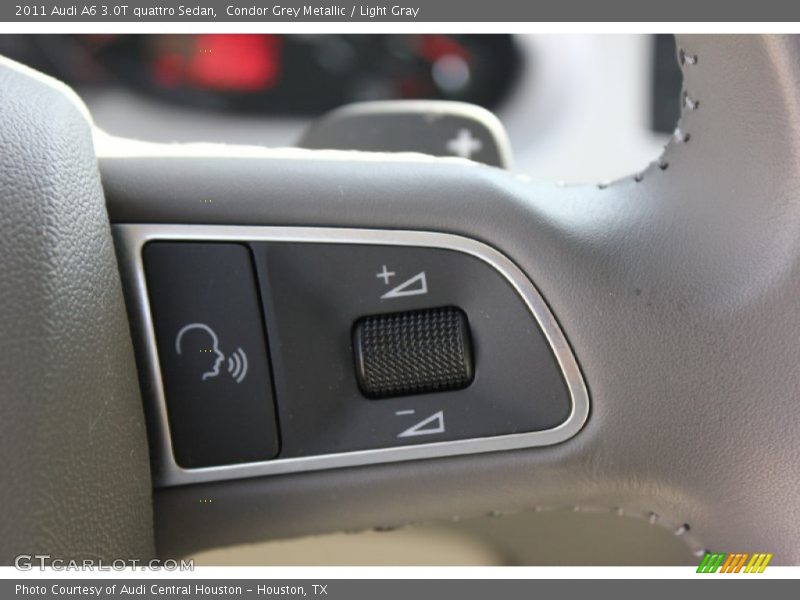 Condor Grey Metallic / Light Gray 2011 Audi A6 3.0T quattro Sedan