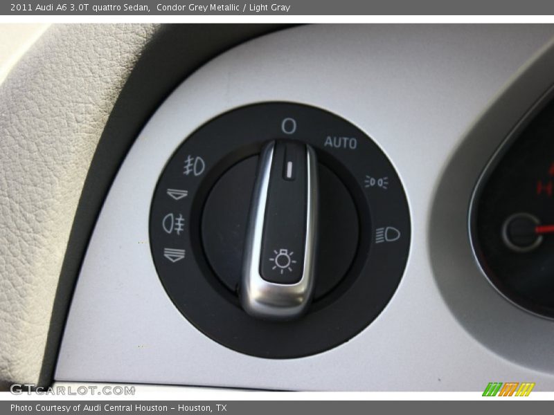Condor Grey Metallic / Light Gray 2011 Audi A6 3.0T quattro Sedan