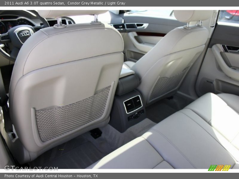 Condor Grey Metallic / Light Gray 2011 Audi A6 3.0T quattro Sedan