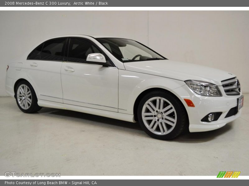 Arctic White / Black 2008 Mercedes-Benz C 300 Luxury