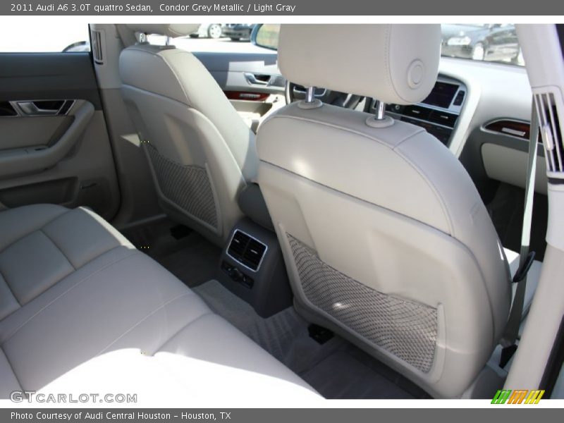 Condor Grey Metallic / Light Gray 2011 Audi A6 3.0T quattro Sedan