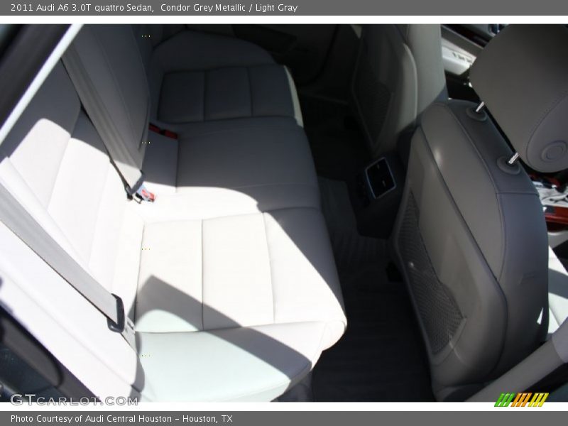 Condor Grey Metallic / Light Gray 2011 Audi A6 3.0T quattro Sedan