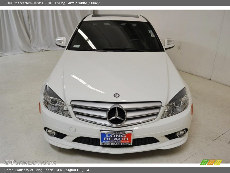 Arctic White / Black 2008 Mercedes-Benz C 300 Luxury