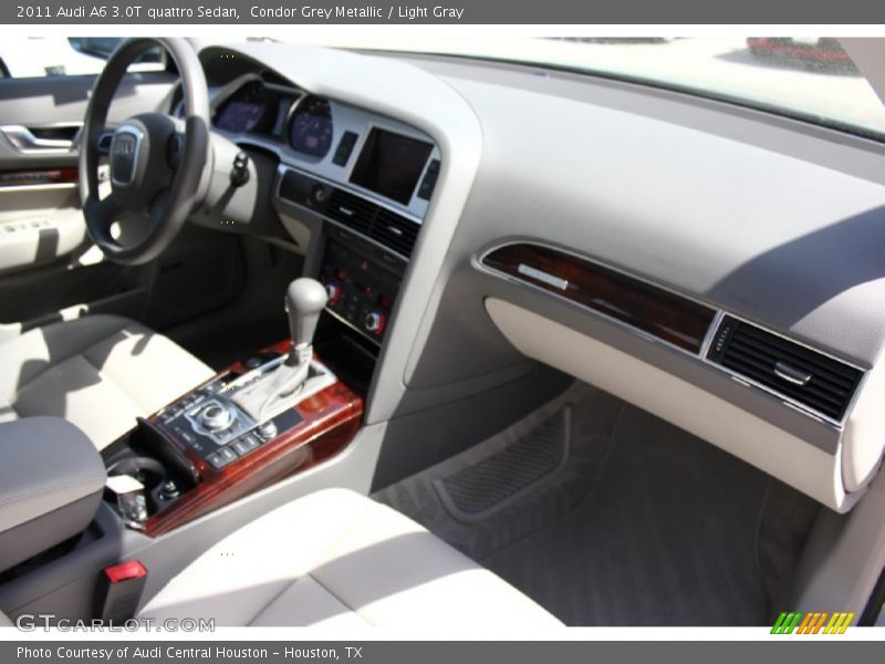 Condor Grey Metallic / Light Gray 2011 Audi A6 3.0T quattro Sedan