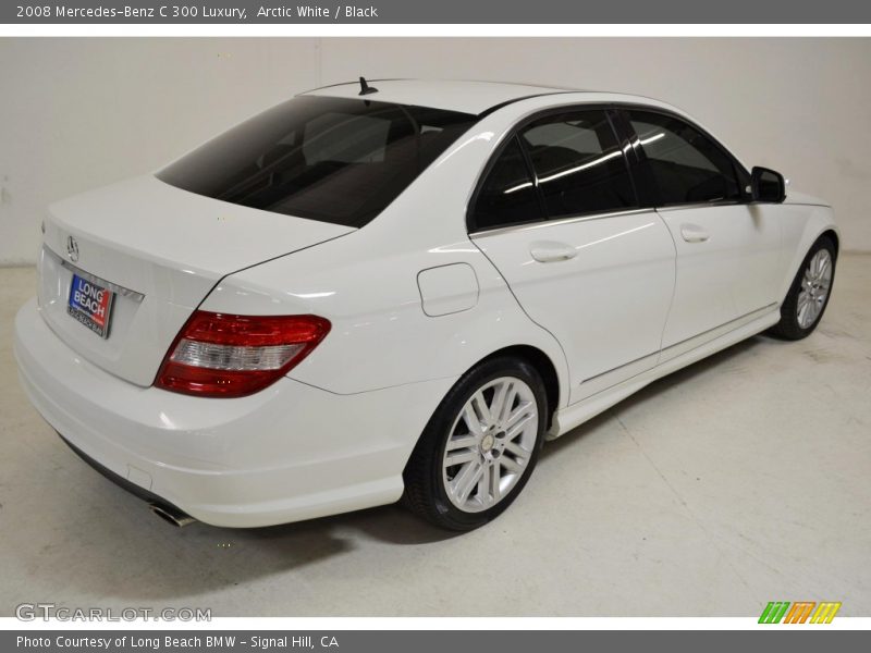 Arctic White / Black 2008 Mercedes-Benz C 300 Luxury
