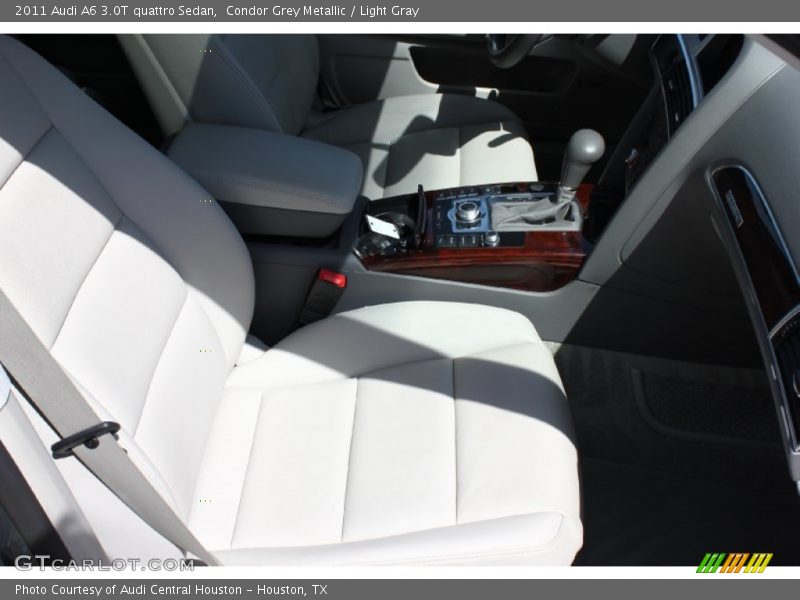 Condor Grey Metallic / Light Gray 2011 Audi A6 3.0T quattro Sedan