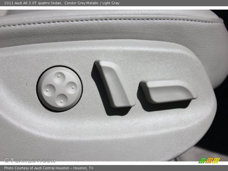 Condor Grey Metallic / Light Gray 2011 Audi A6 3.0T quattro Sedan