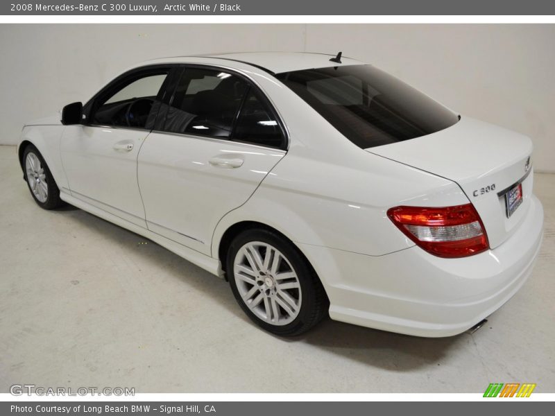 Arctic White / Black 2008 Mercedes-Benz C 300 Luxury