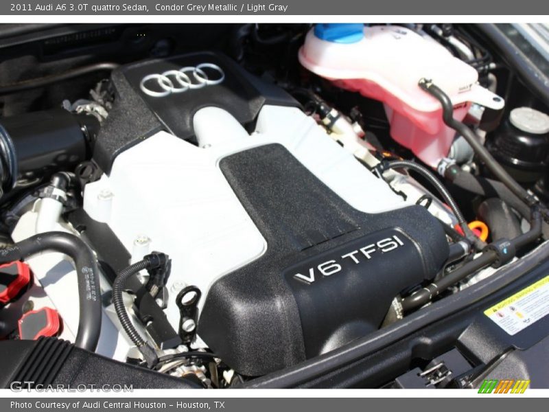 Condor Grey Metallic / Light Gray 2011 Audi A6 3.0T quattro Sedan