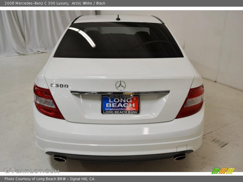 Arctic White / Black 2008 Mercedes-Benz C 300 Luxury