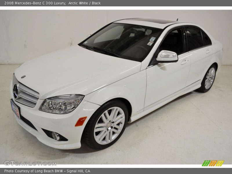 Arctic White / Black 2008 Mercedes-Benz C 300 Luxury