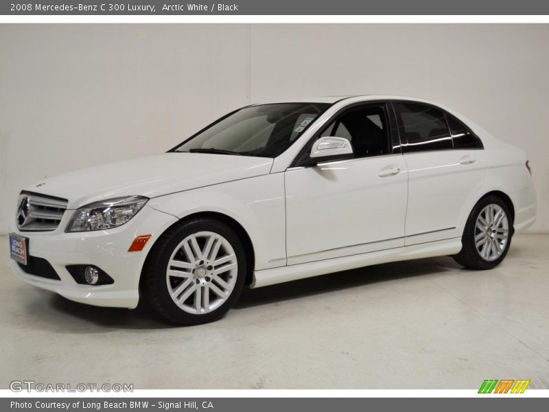 Arctic White / Black 2008 Mercedes-Benz C 300 Luxury