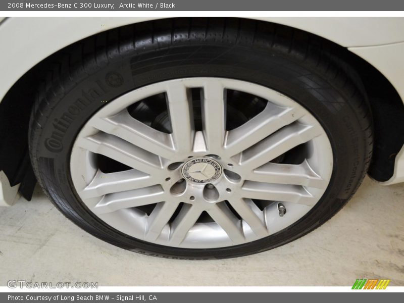 Arctic White / Black 2008 Mercedes-Benz C 300 Luxury