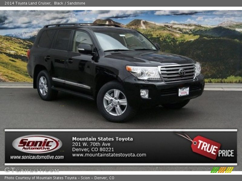 Black / Sandstone 2014 Toyota Land Cruiser