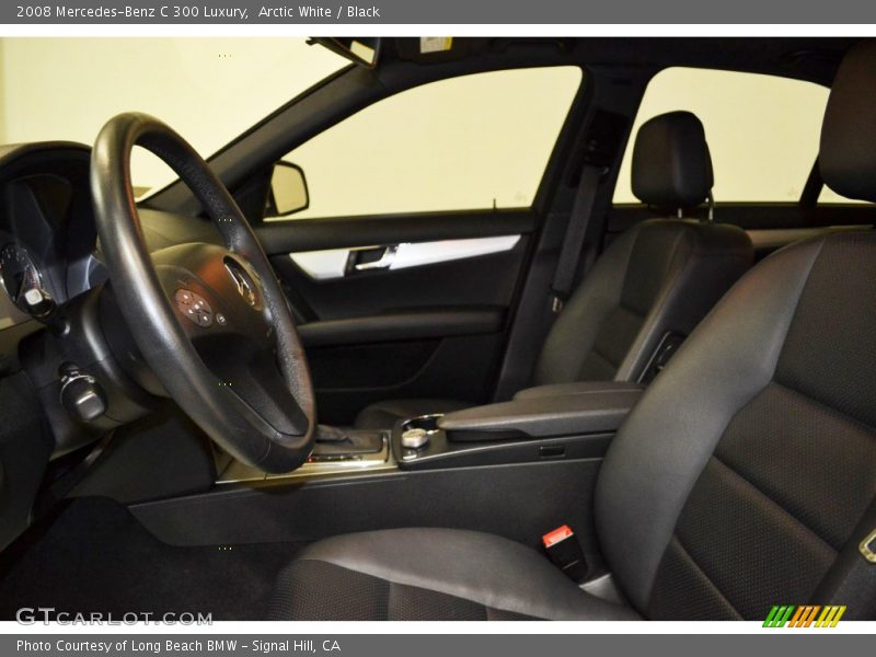 Arctic White / Black 2008 Mercedes-Benz C 300 Luxury