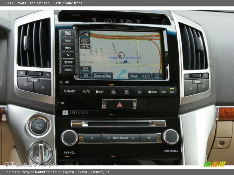 Navigation of 2014 Land Cruiser 