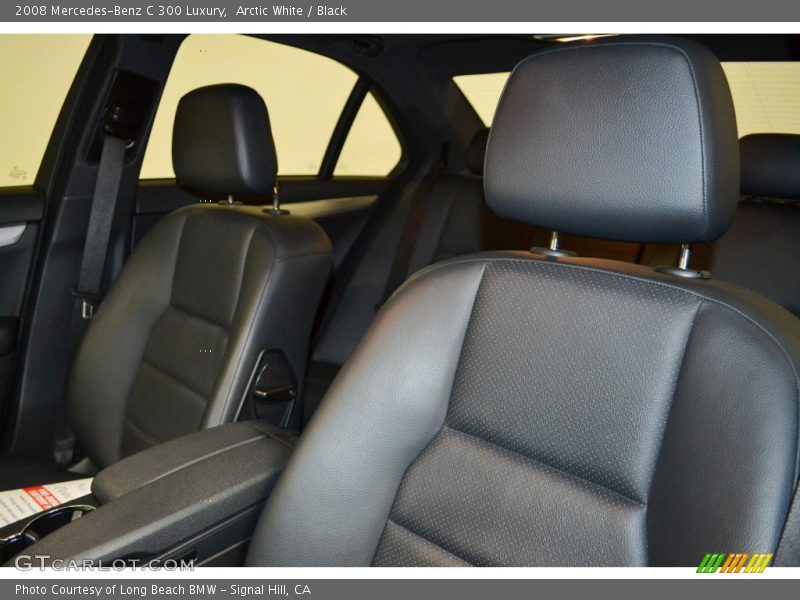 Arctic White / Black 2008 Mercedes-Benz C 300 Luxury