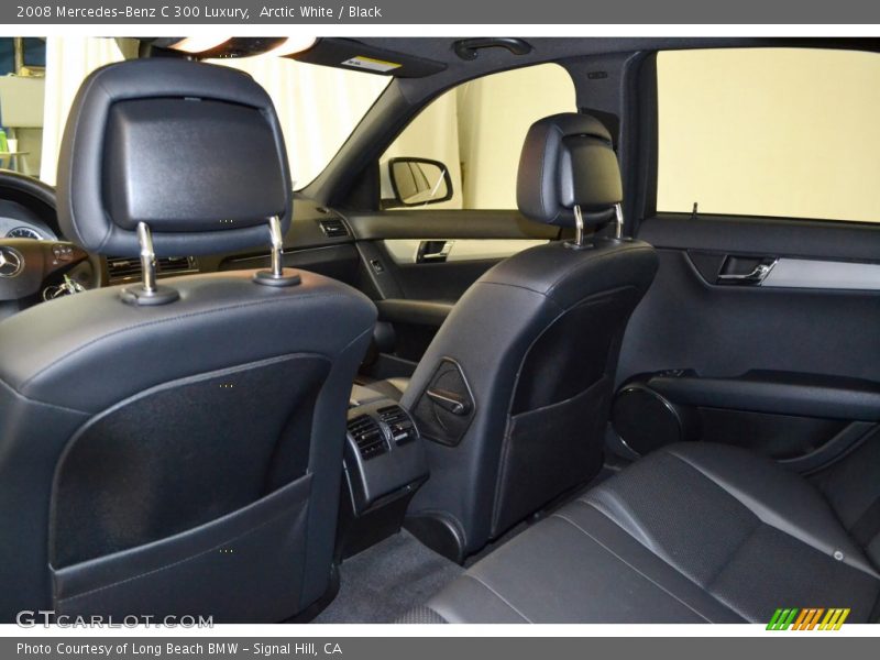 Arctic White / Black 2008 Mercedes-Benz C 300 Luxury