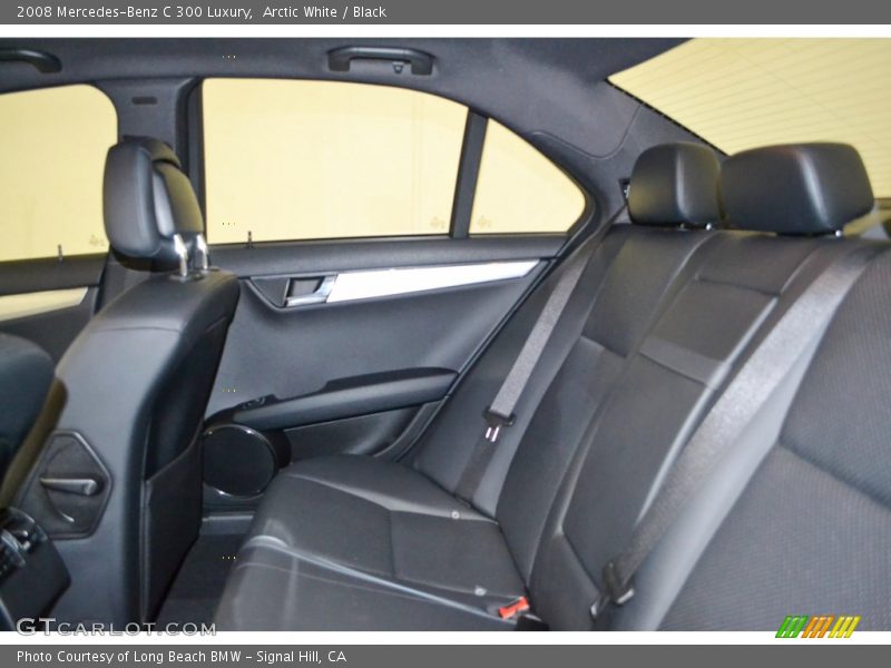 Arctic White / Black 2008 Mercedes-Benz C 300 Luxury