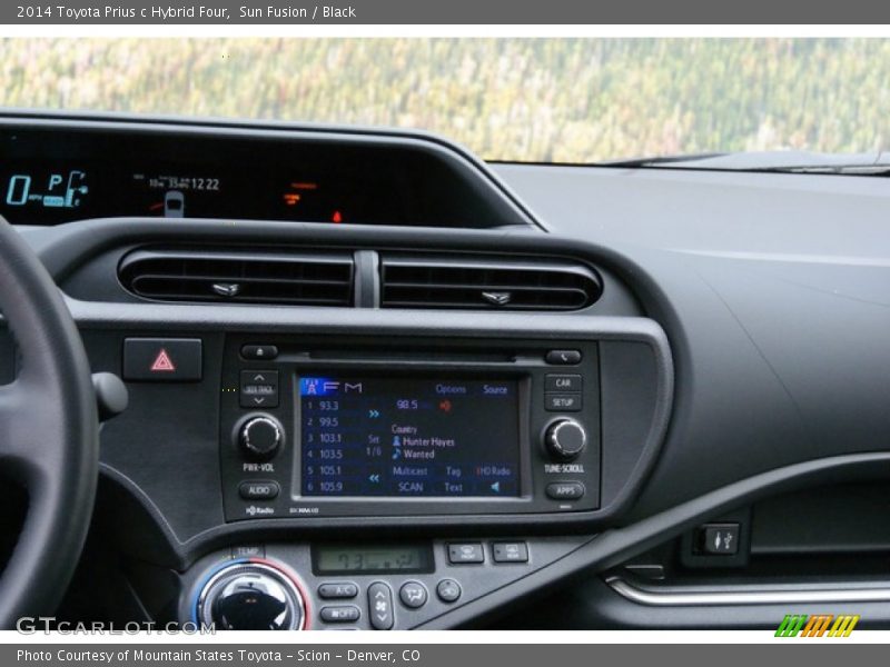 Controls of 2014 Prius c Hybrid Four