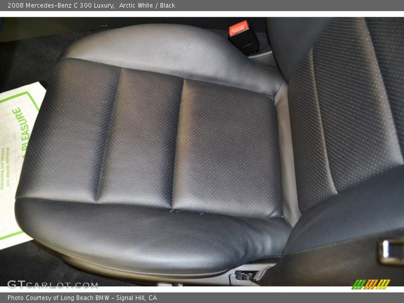 Arctic White / Black 2008 Mercedes-Benz C 300 Luxury