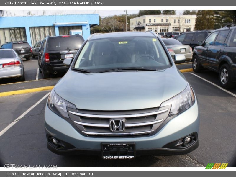 Opal Sage Metallic / Black 2012 Honda CR-V EX-L 4WD