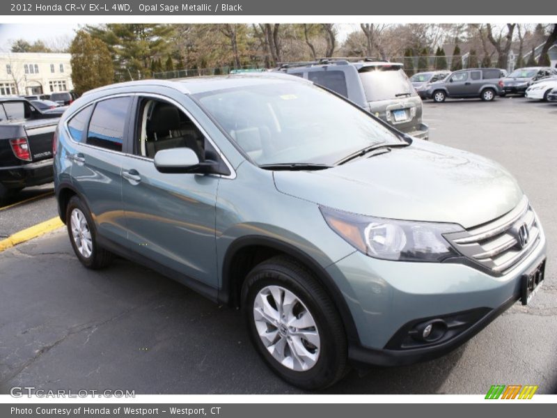 Opal Sage Metallic / Black 2012 Honda CR-V EX-L 4WD