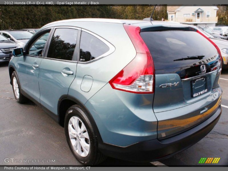 Opal Sage Metallic / Black 2012 Honda CR-V EX-L 4WD