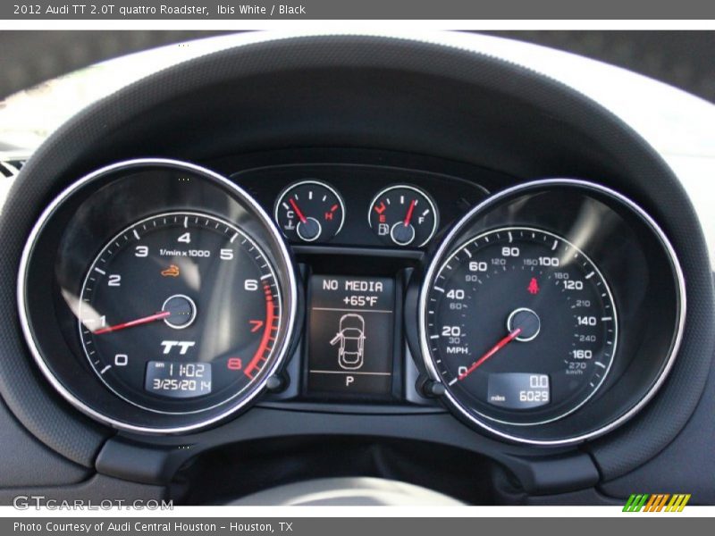  2012 TT 2.0T quattro Roadster 2.0T quattro Roadster Gauges
