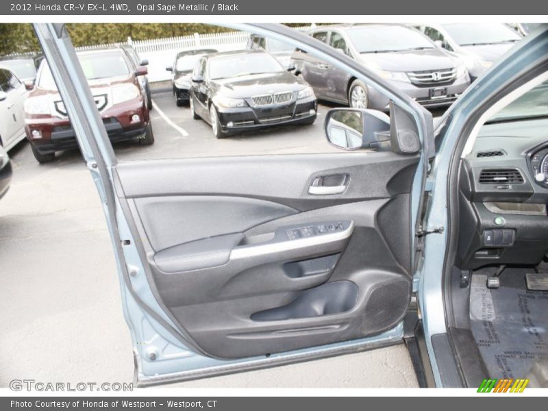 Opal Sage Metallic / Black 2012 Honda CR-V EX-L 4WD