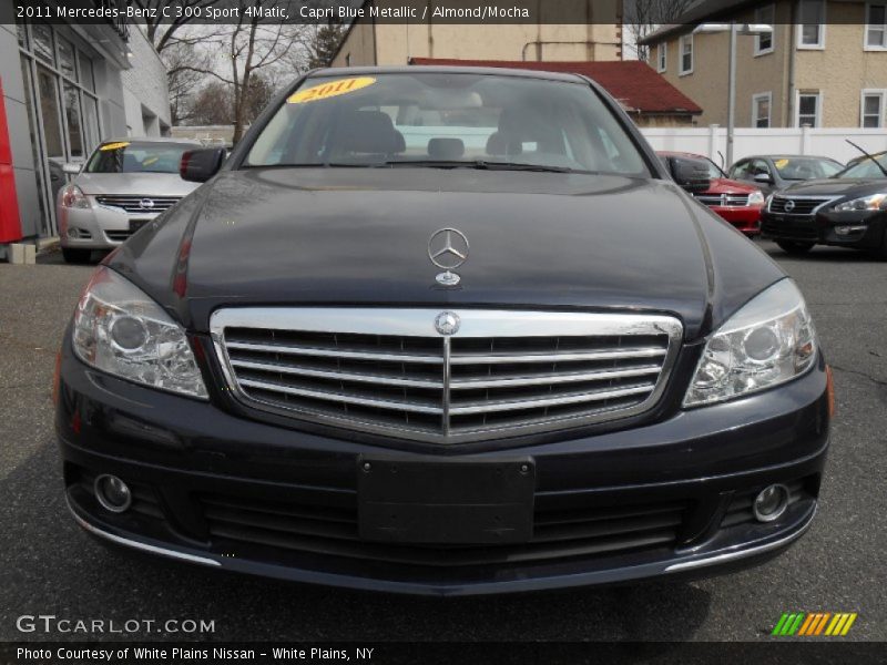 Capri Blue Metallic / Almond/Mocha 2011 Mercedes-Benz C 300 Sport 4Matic