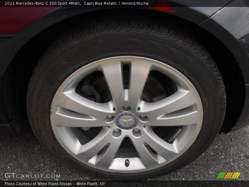 Capri Blue Metallic / Almond/Mocha 2011 Mercedes-Benz C 300 Sport 4Matic