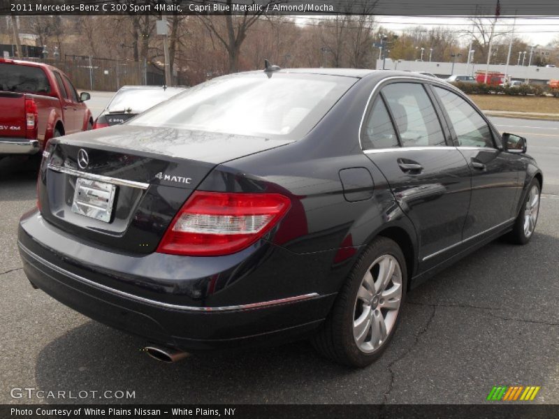 Capri Blue Metallic / Almond/Mocha 2011 Mercedes-Benz C 300 Sport 4Matic